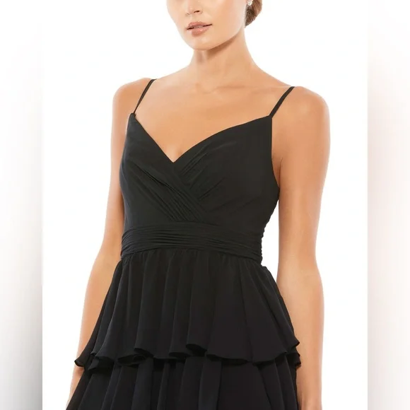 Ieena for Mac Duggel Tiered Ruffle Dress size 4 - Picture 3 of 10